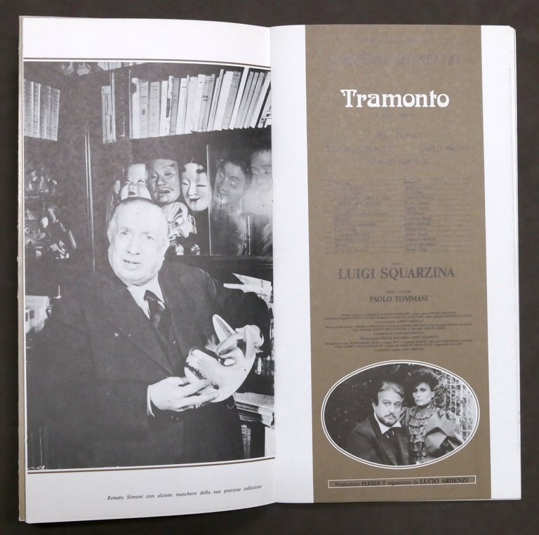 Brochure Teatro - Tramonto - Alberto Lionello - Erica Blanc …