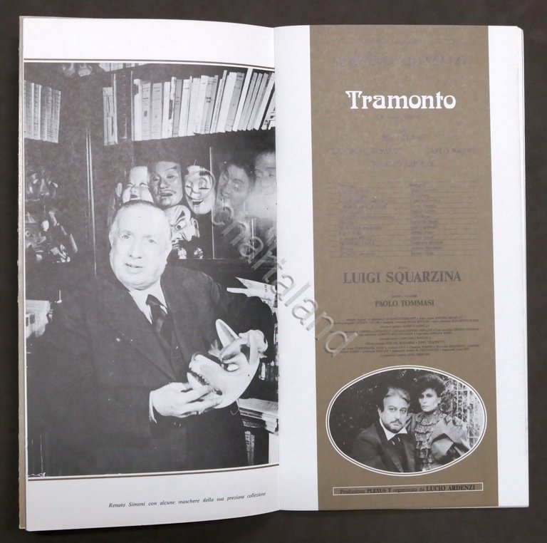 Brochure Teatro - Tramonto - Alberto Lionello - Erica Blanc …
