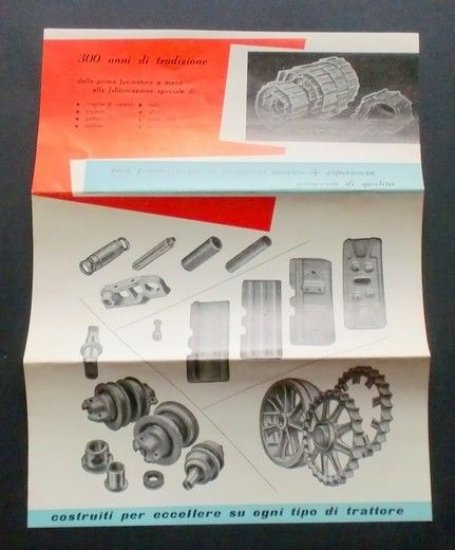 Brochure Trattori - Westfalia - Fabbricazione di bussole, pattini, rulli, alberi