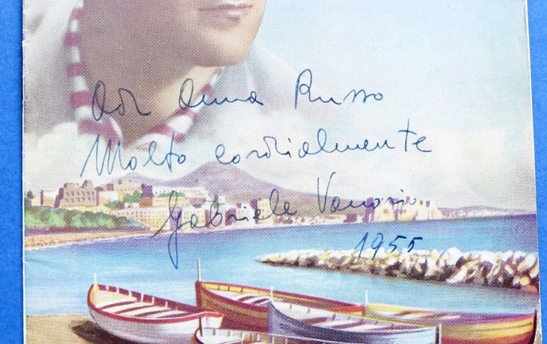 Brochure Vis Radio con Autografo del cantante Gabriele Vanorio - … | Immagine Gallery 2
