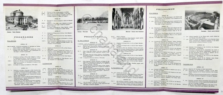 Brochure XXIII Festival Internazionale di Musica - Palermo / Taormina …