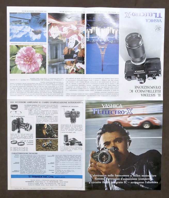 Brochure Yashica TL Electro X - fotocamera reflex -1970