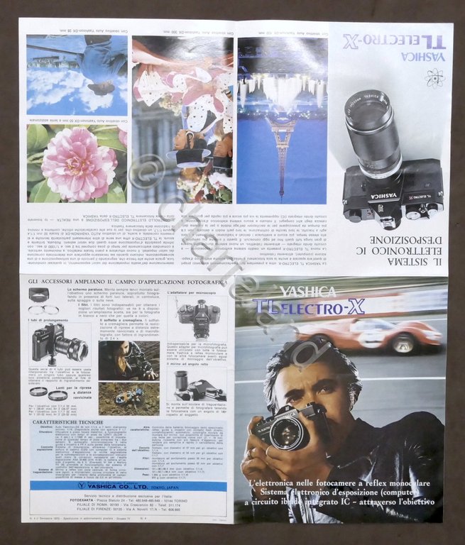 Brochure Yashica TL Electro X - fotocamera reflex -1970