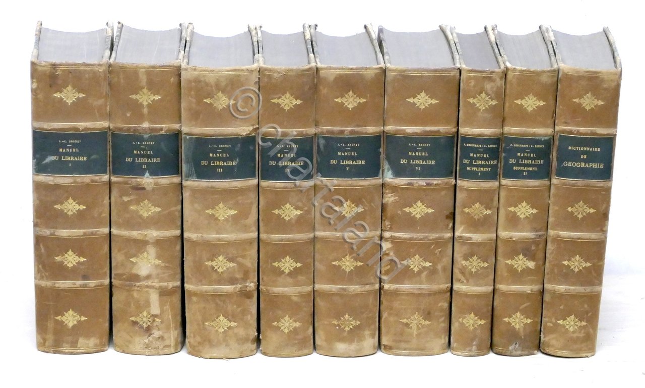 Brunet Manuel du Libraire Opera completa + Dictionnaire de Geographie …