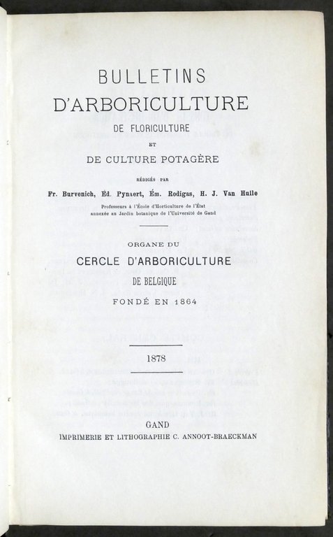 Bulletins d'arboriculture, de floriculture et de culture potagére - Anno … | Immagine Gallery 1