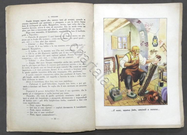 C. Collodi - Le avventure di Pinocchio - ed. 1941 …