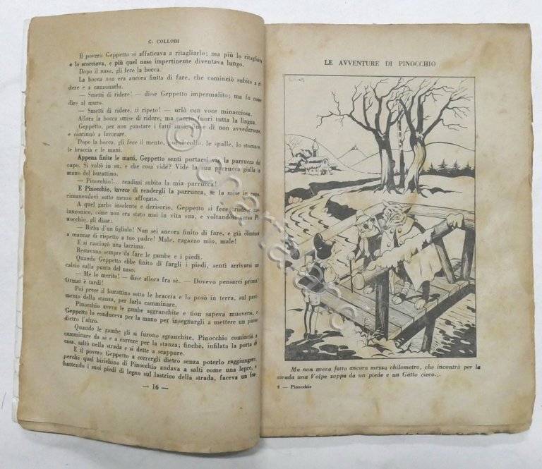 C. Collodi - Le avventure di Pinocchio - ed. 1945 …