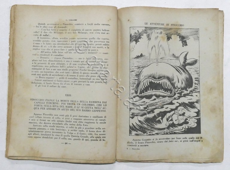 C. Collodi - Le avventure di Pinocchio - ed. 1945 …