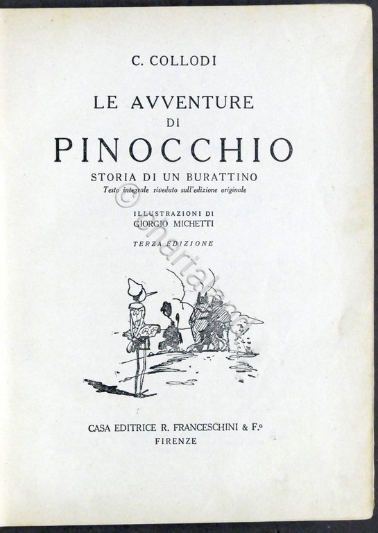 C. Collodi - Le avventure di Pinocchio - Illustrazioni di …