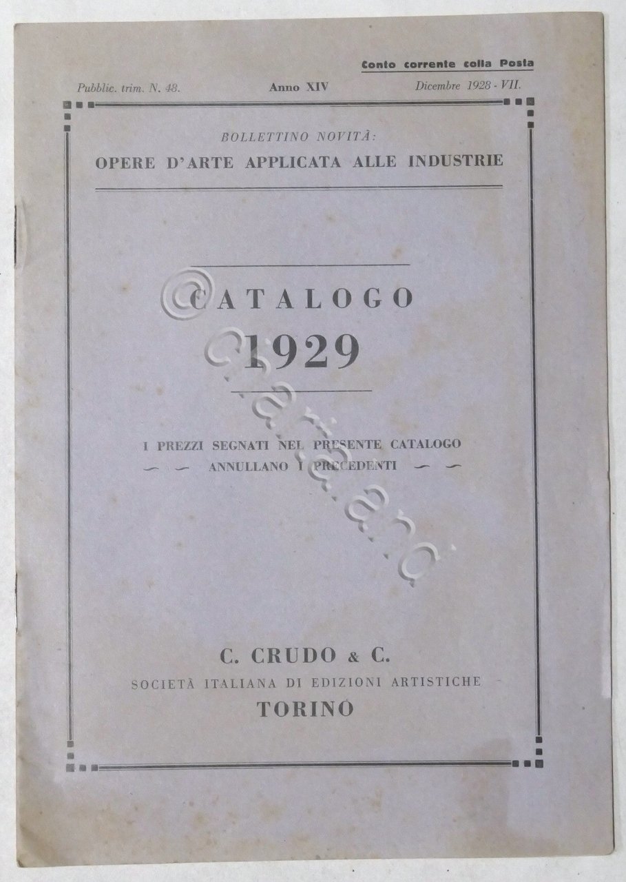 C. Crudo & C. Società Italiana di Edizioni Artistiche - …