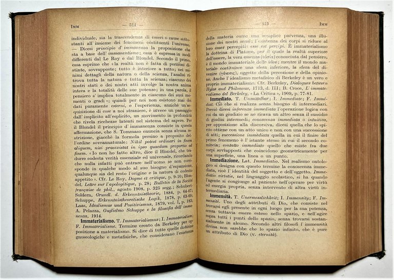 C. Ranzoli - Dizionario di Scienze Filosofiche - ed. 1926 …