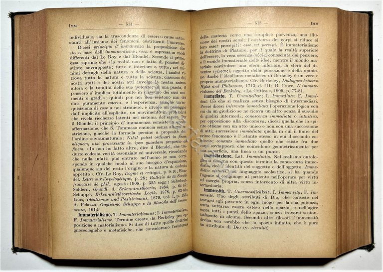 C. Ranzoli - Dizionario di Scienze Filosofiche - ed. 1926 …
