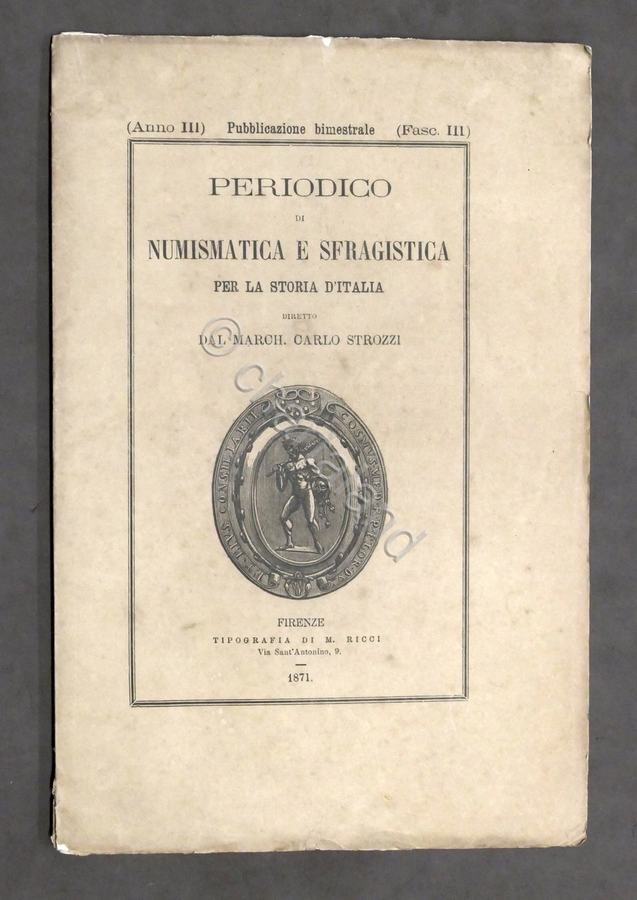 C. Strozzi - Periodico di Numismatica e Sfragistica - Anno …