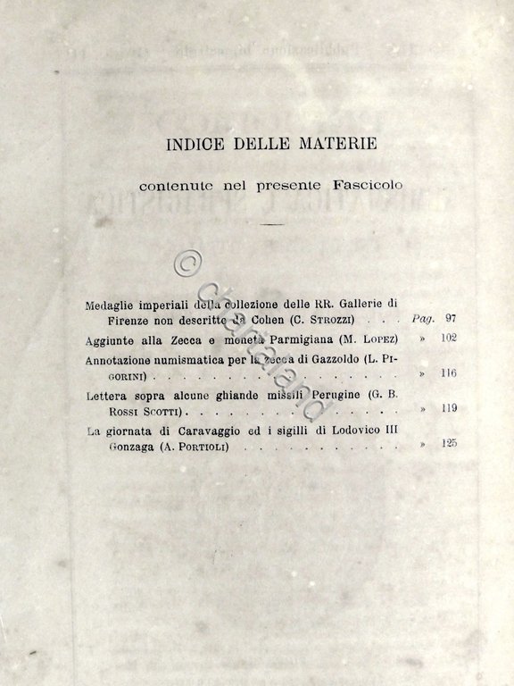 C. Strozzi - Periodico di Numismatica e Sfragistica - Anno …