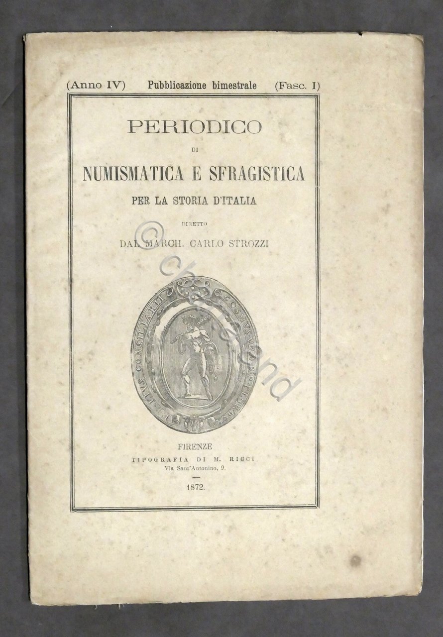 C. Strozzi - Periodico di Numismatica e Sfragistica - Anno …