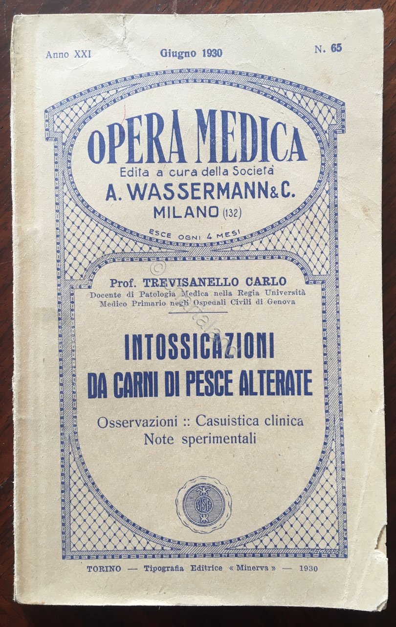 C. Trevisanello - Intossicazioni da carni di pesce alterate - …