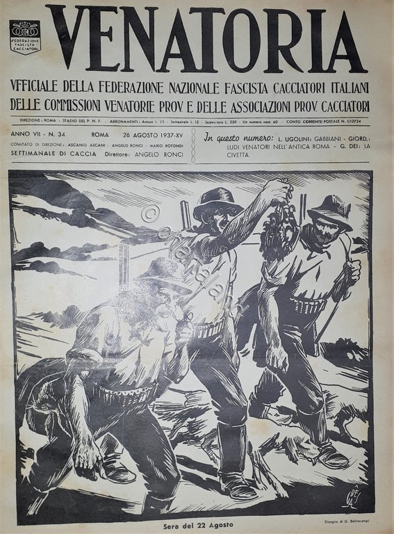 Caccia Rivista - Venatoria N. 34 - Sera del 22 …