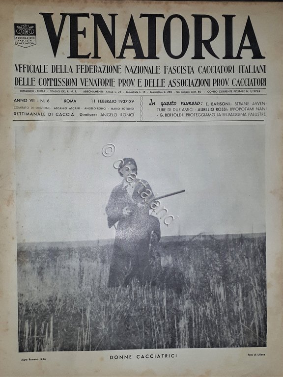 Caccia Rivista - Venatoria N. 6 - Donne Cacciatrice - …