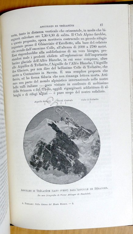 CAI - Rivista mensile Anno 1900 + A. Ferrari - …