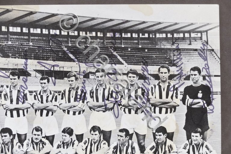 Calcio - 10 autografi Juventus 1967 - 1968 - Salvadore …