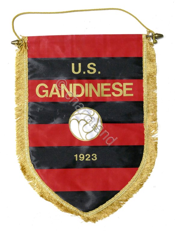 Calcio - Gagliardetto U.S. Gandinese 1923 - Gandino - Bergamo - anni '80
