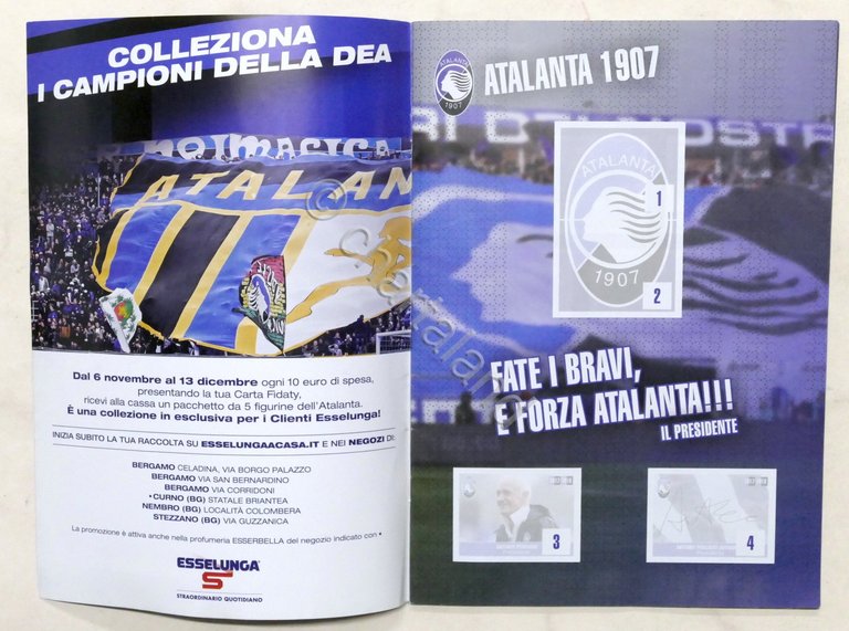 Calcio: Atalanta 1907 - Album Ufficiale 2017-2018 - Vuoto + …