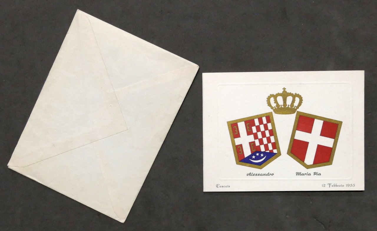 Calendario 1955 - Matrimonio Maria Pia di Savoia con il …