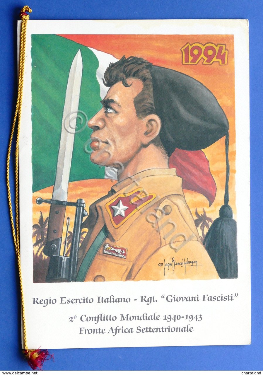 Calendario 1994 - Regio Esercito Italiano - Rgt. Giovani Fascisti