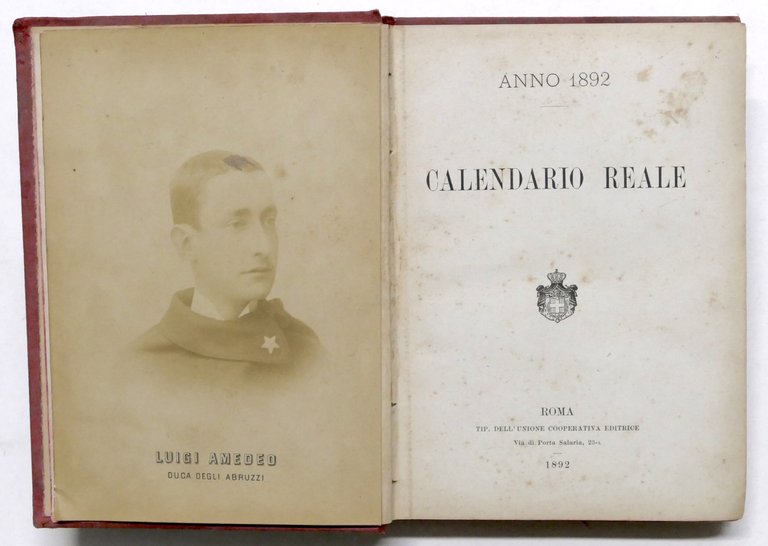 Calendario Reale - Anno 1892 | Immagine Gallery 3