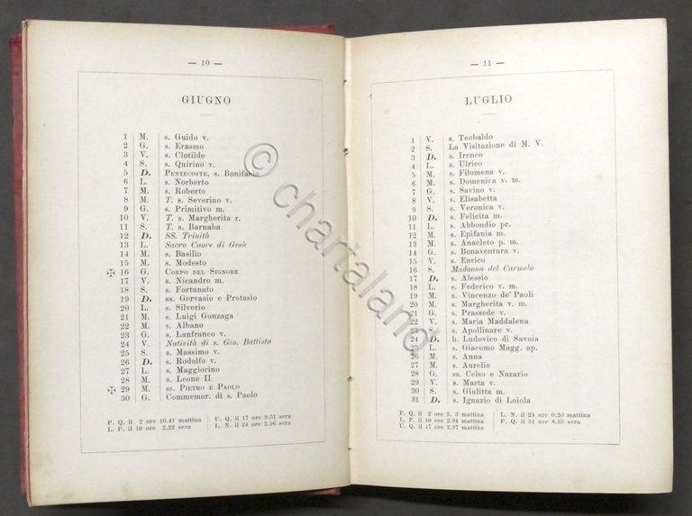 Calendario Reale - Anno 1892 | Immagine Gallery 6