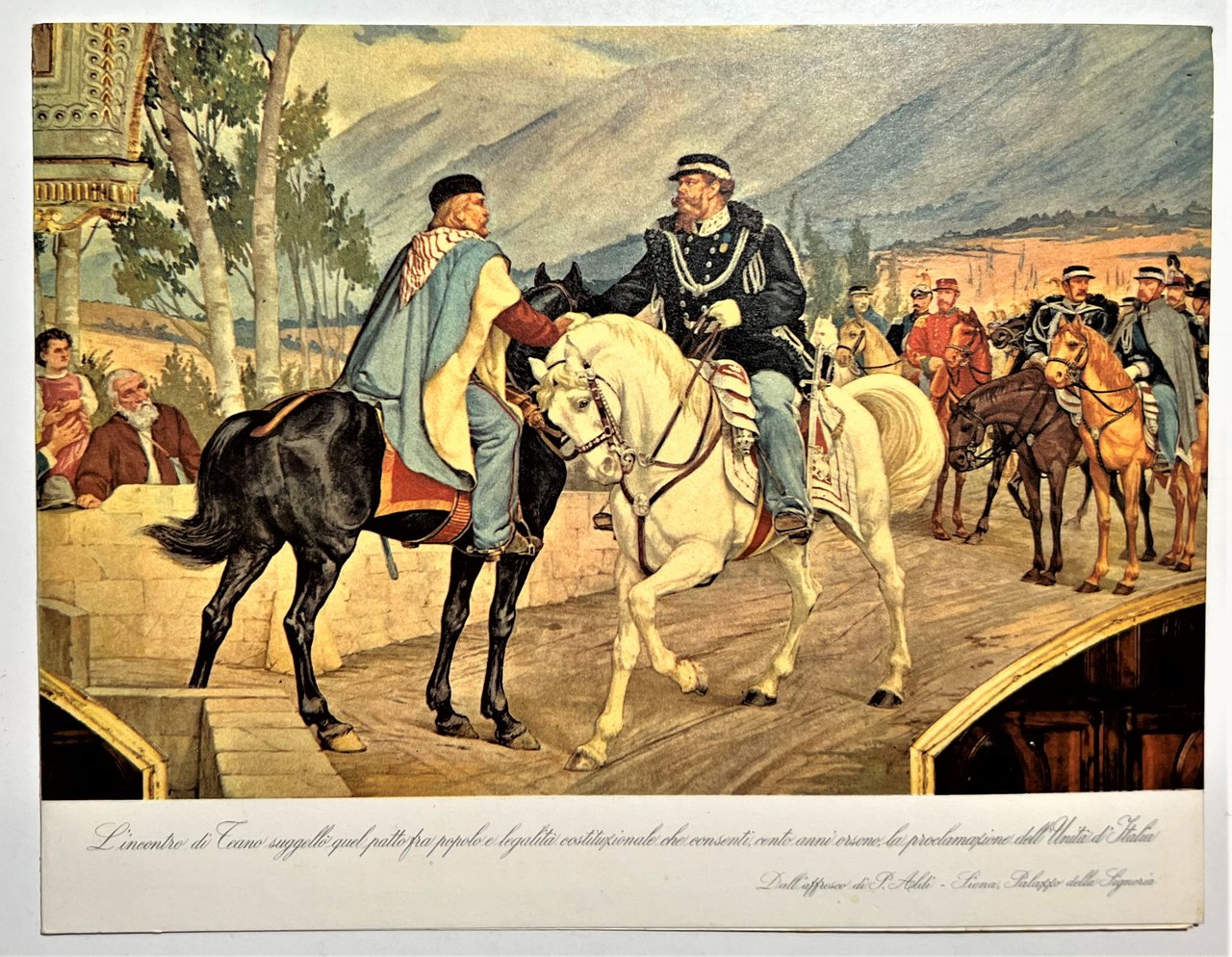 Calendario Storico - Italia 1961 - Il Primo Centenario d'Italia