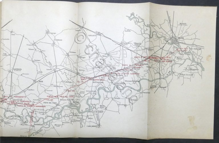 Canale navigabile Torino-Casale Monferrato-Pavia - Progetto - Relazione - 1909