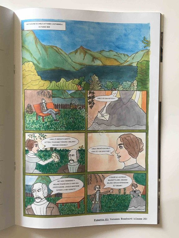 Carlo Cattaneo a fumetti - Liceo di Lugano - 2020