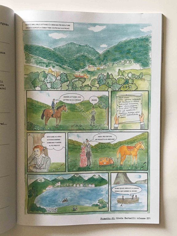 Carlo Cattaneo a fumetti - Liceo di Lugano - 2020