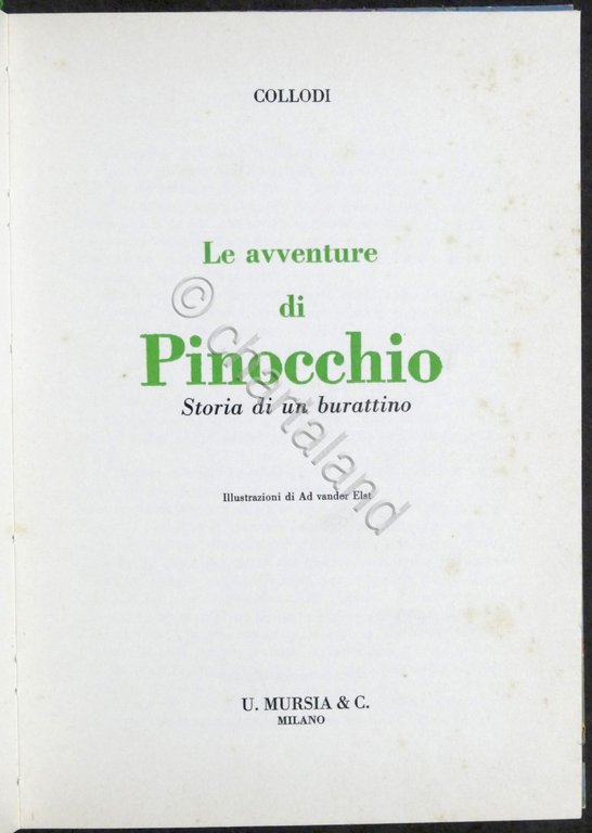 Carlo Collodi - Le avventure di Pinocchio - Storia di …