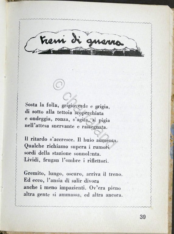 Carlotta Mandel - Notturne - ed. 1943 - Autografo autrice