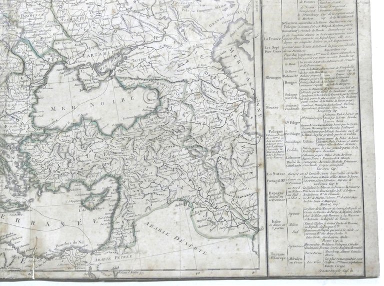 Carta Geografica - Europe divisée en ses Empires, Royaumes et …