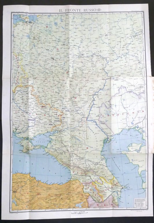 Carta geografica - Il Fronte Russo I e II - …
