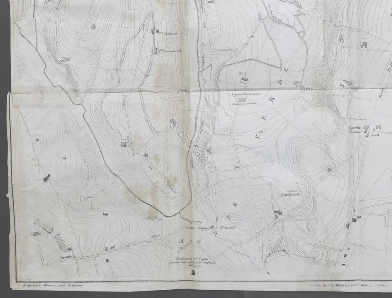 Carta geografica - Pianta Assedio di Roma 1849