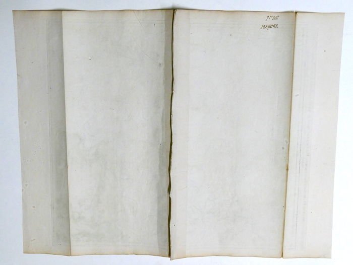 Carta geografica Germania, Magonza; L'Electorat de Mayence - Le Rouge, …