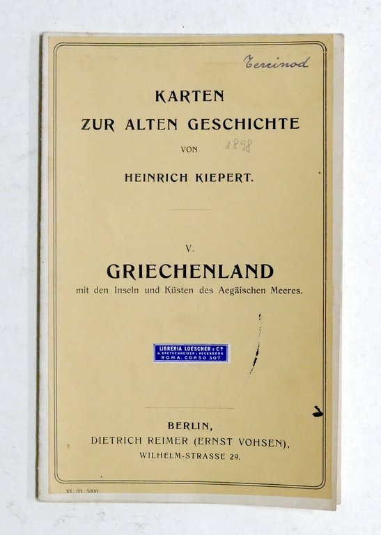 Carta geografica Grecia - Karten zur alten geschicte - Griechenland … | Immagine Gallery 3