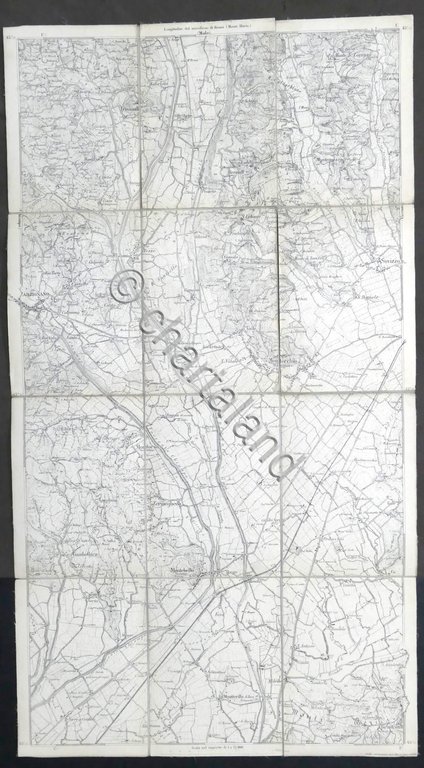 Carta geografica Veneto zona Arzignano / Montebello Vicentino - fine …