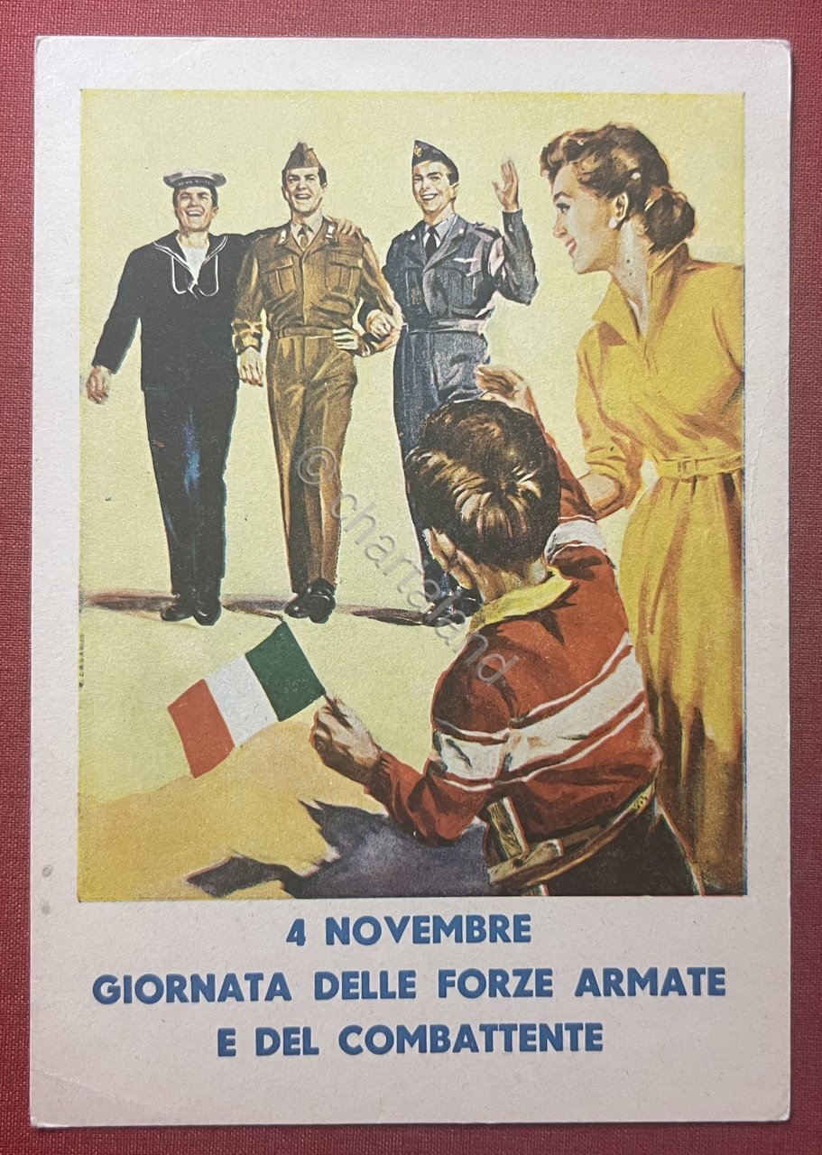 Cartolina - 4 Novembre Giornata delle Forze Armate e del … | Immagine principale