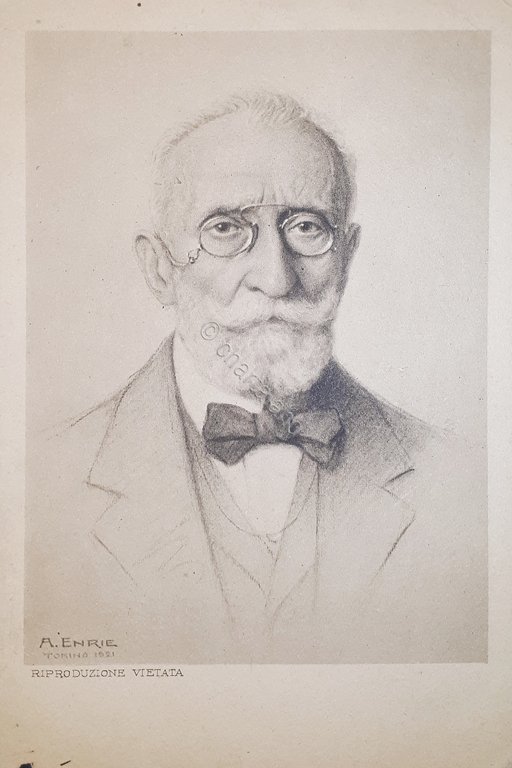 Cartolina - A. Enrie - Ritratto di Paolo Boselli - …