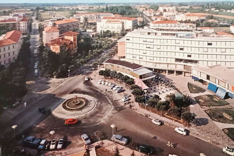 Cartolina - Abano Terme - Piazza Repubblica e Panorama - …