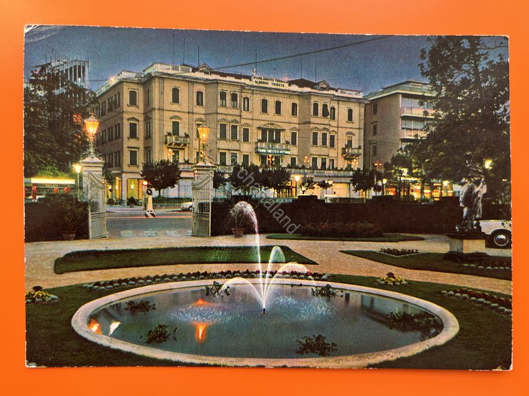 Cartolina - Abano Terme ( Padova ) - Grand Hotel …