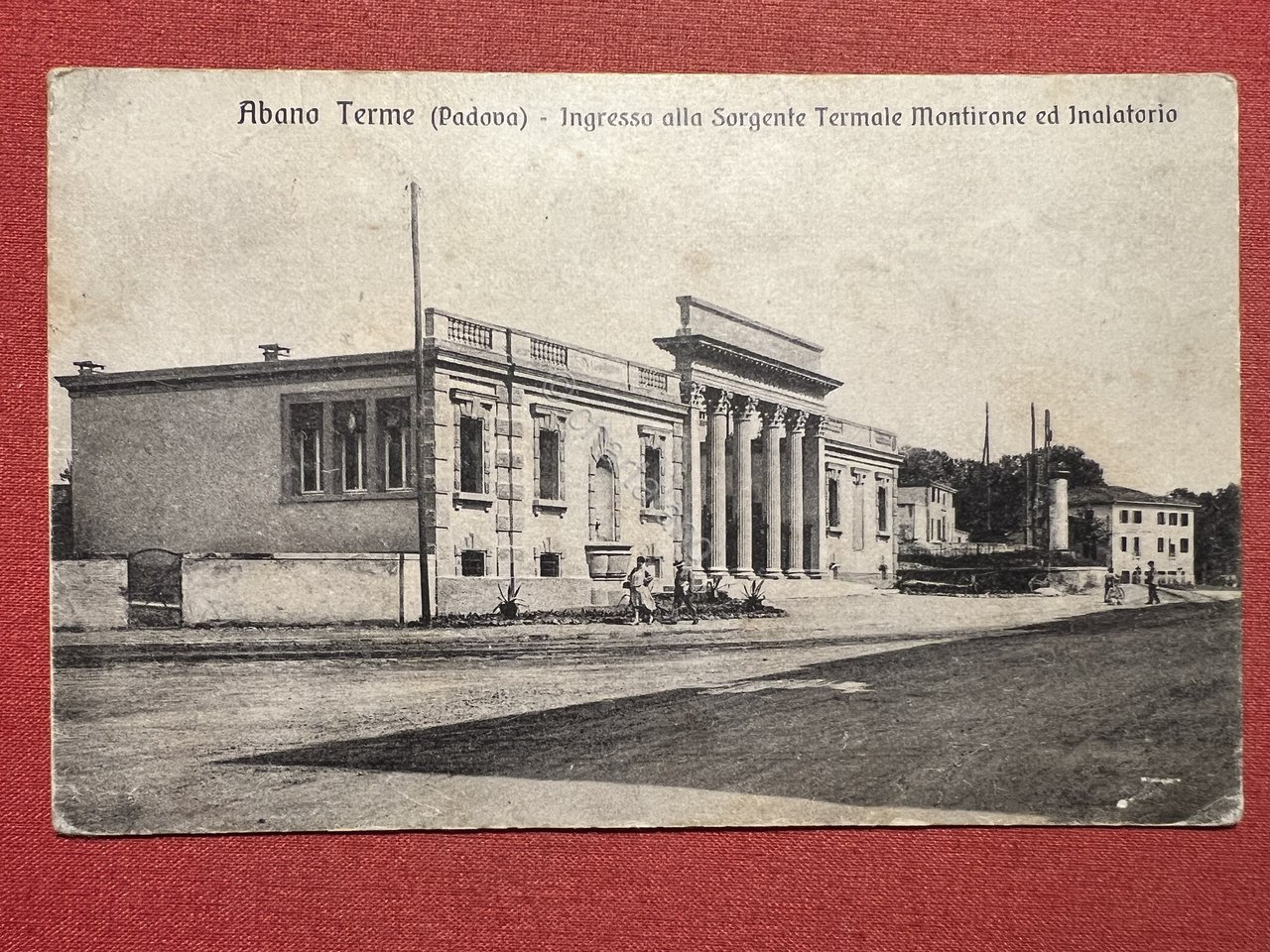 Cartolina - Abano Terme ( Padova ) - Ingresso alla …
