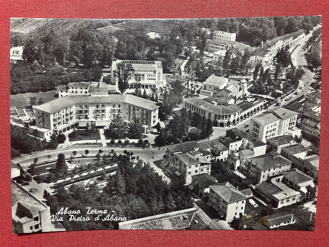 Cartolina - Abano Terme ( Padova ) - Via Pietro …