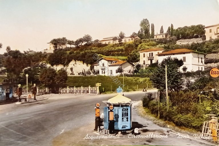 Cartolina - Acquapendente - Circonvallazione - Zona Villini - 1955