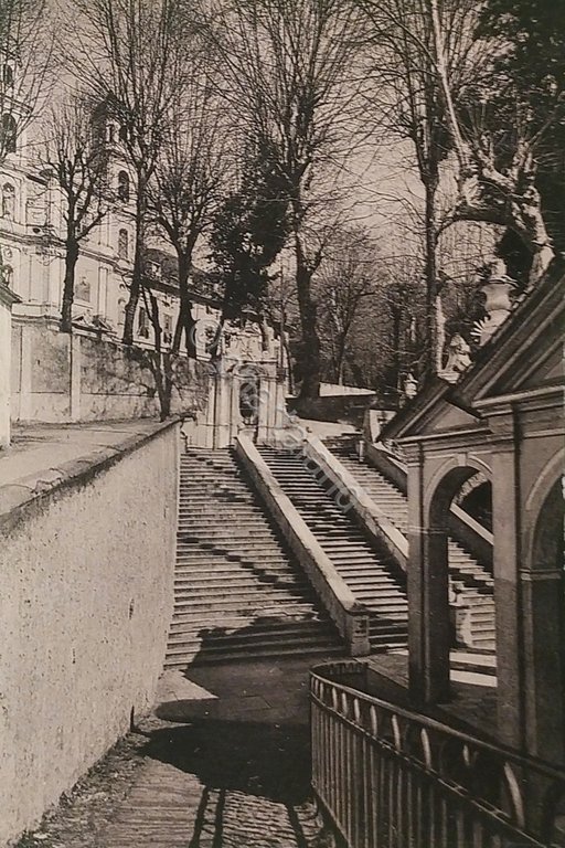 Cartolina - Acquasanta ( Genova ) - Scala Santa e …